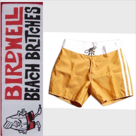 Birdwell Herschel Beach Britches Navy Swim Trunks - Picture 1 of 8